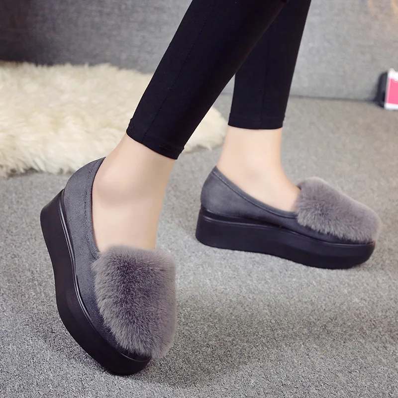 2018 Autumn And Winter New Style Korean-style-Style Fashion Ultra Large Really Rabbit Fur Shoes Thick Bottomed Platform Heel Nur
2018 Autumn And Winter New Style Korean-style-Style Fashion Ultra Large Really Rabbit Fur Shoes Thick Bottomed Platform Heel Nur