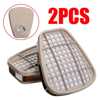 2Pcs Replaceable Organic Vapor Filter Cartridge Dustproof For 6000 Gas Mask Chemical Respirator For Painting Spraying
2Pcs Replaceable Organic Vapor Filter Cartridge Dustproof For 6000 Gas Mask Chemical Respirator For Painting Spraying