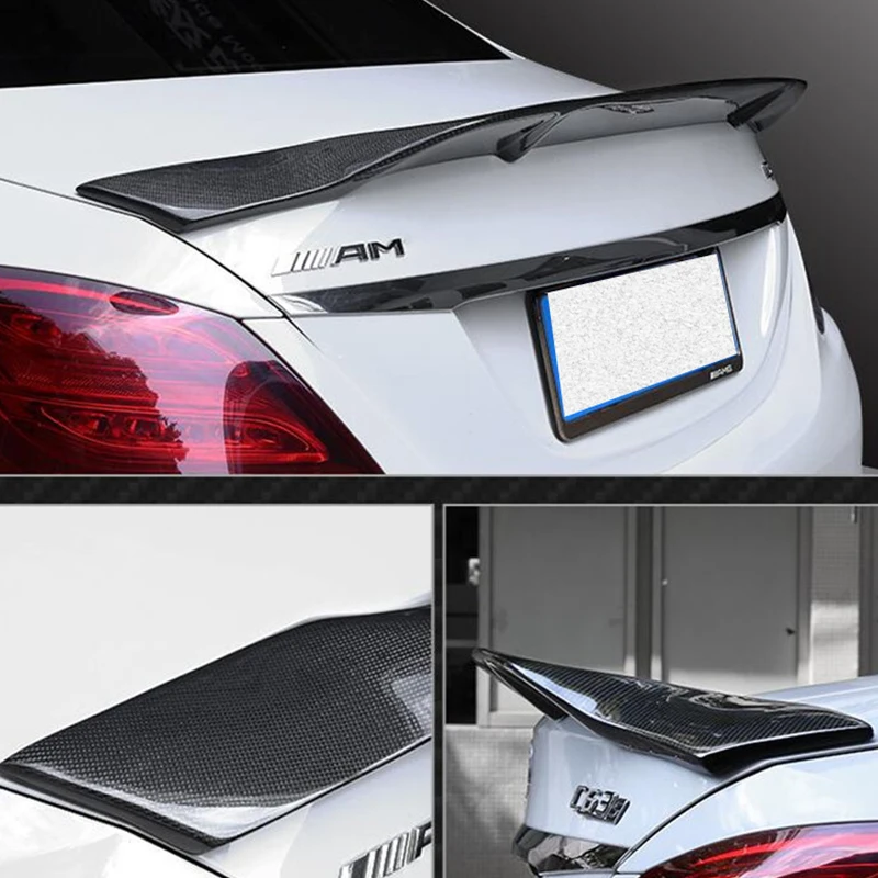 For W205 Real Carbon Fiber Spoiler Accessories Benz C-Class C180 C200 C300 Car Trunk Rear Lip Tail Wing R Style 2015-2021
For W205 Real Carbon Fiber Spoiler Accessories Benz C-Class C180 C200 C300 Car Trunk Rear Lip Tail Wing R Style 2015-2021