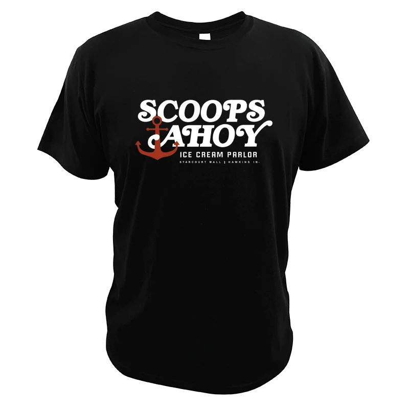 Scoops Ahoy T Shirt Ice Cream Parlor Digital Print EU Size Crew Neck Soft Starcourt Mall Casual Tops Stranger Things Tee Shirt
Scoops Ahoy T Shirt Ice Cream Parlor Digital Print EU Size Crew Neck Soft Starcourt Mall Casual Tops Stranger Things Tee Shirt
