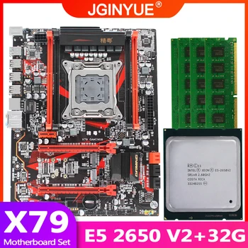 JGINYUE X79 motherboard LGA 2011 set kit with Xeon E5 2650 V2 processor and DDR3 32GB(4*8GB) REG ECC memory X79 GAMING8
JGINYUE X79 motherboard LGA 2011 set kit with Xeon E5 2650 V2 processor and DDR3 32GB(4*8GB) REG ECC memory X79 GAMING8