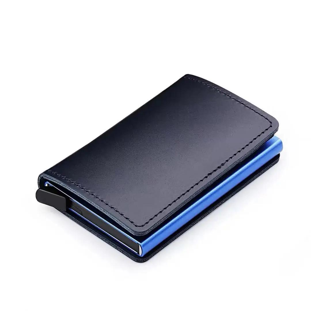 Automatic Pop-up Metal Card Bag Men's Bank Card Box Ultra-thin Anti-Degaussing and Anti-theft Business Card Wallet
Automatic Pop-up Metal Card Bag Men's Bank Card Box Ultra-thin Anti-Degaussing and Anti-theft Business Card Wallet