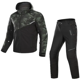 Winter Motocross Mens Jackets Long Pants Protector Pads Road Riding Moto GP Pant Racing MTB MX DH Suit Removable Liner Keep Warm 
Winter Motocross Mens Jackets Long Pants Protector Pads Road Riding Moto GP Pant Racing MTB MX DH Suit Removable Liner Keep Warm