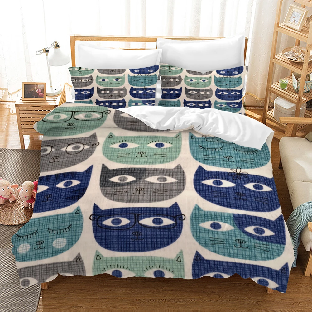 Cartoon Children Bedding Set Duvet Covers Pillowcases Fish Deer Cat Girl 120g Comforter Bedding Sets Bedclothes Bed Linen
Cartoon Children Bedding Set Duvet Covers Pillowcases Fish Deer Cat Girl 120g Comforter Bedding Sets Bedclothes Bed Linen