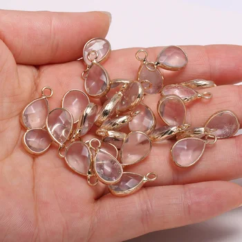 Natural Stone Faceted White crystal Pendants Water drop shape Charms for Jewelry Making Diy earring necklace accessories
Natural Stone Faceted White crystal Pendants Water drop shape Charms for Jewelry Making Diy earring necklace accessories