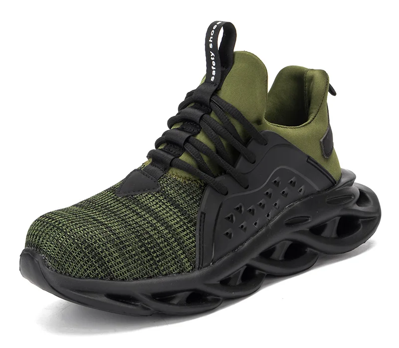 Steel Toe Cap Men Safety Shoes Work Sneakers Women Boots 36-48