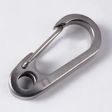 Titanium Alloy Carabiner Keychain Hook Buckle Light Hiking Backpacking Non-rusting Metal Bags Strap Buckle DIY KeyChain Bag Part
Titanium Alloy Carabiner Keychain Hook Buckle Light Hiking Backpacking Non-rusting Metal Bags Strap Buckle DIY KeyChain Bag Part