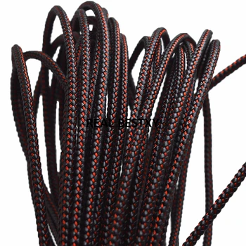 5m/lot approx: 4*3.5mm Braid Leather Cord with stainless steel threads braided Necklace Bracelet Making Rope For DIY Fashion diy
5m/lot approx: 4*3.5mm Braid Leather Cord with stainless steel threads braided Necklace Bracelet Making Rope For DIY Fashion diy