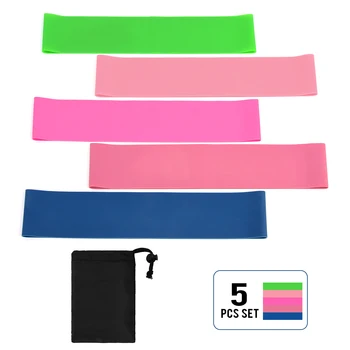 5 PCS Sports Exercise Resistance Loop Bands Set Elastic Booty Band Set Resistance Bands for Yoga Home Gym Training
5 PCS Sports Exercise Resistance Loop Bands Set Elastic Booty Band Set Resistance Bands for Yoga Home Gym Training