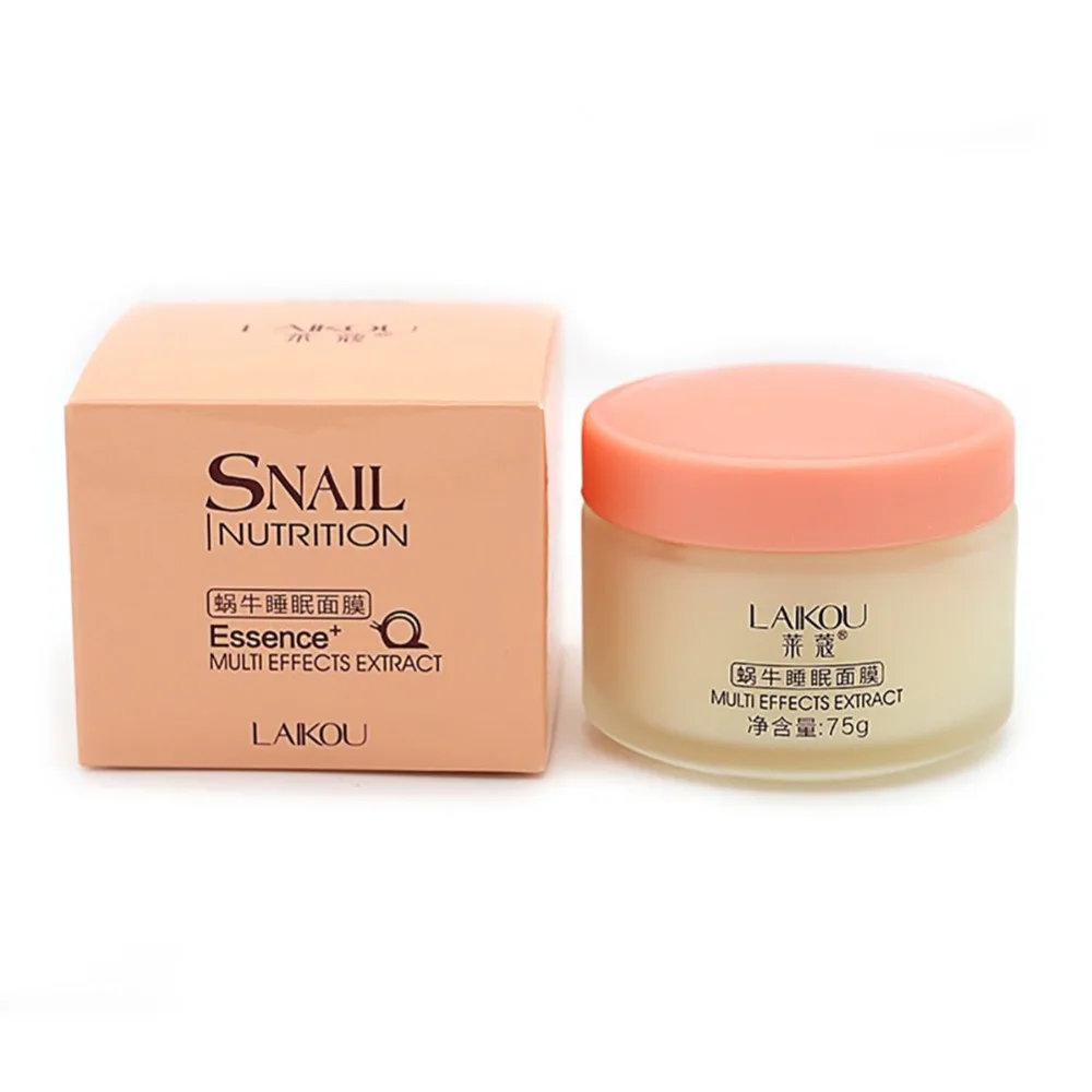 New Snail Sleeping Mask Essence Moisturizing Night Cream Anti Aging Wrinkle | Красота и здоровье