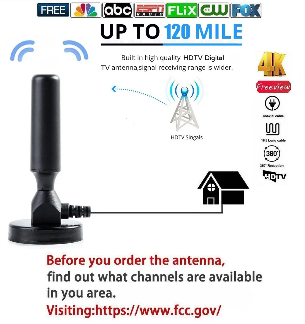 hengshanlao Digital HDTV Antenna TV Antena Receiver indoor 2000 Miles Amplifier Aerial Radius Surf Fox DVB-T/T2 satellite dish
hengshanlao Digital HDTV Antenna TV Antena Receiver indoor 2000 Miles Amplifier Aerial Radius Surf Fox DVB-T/T2 satellite dish