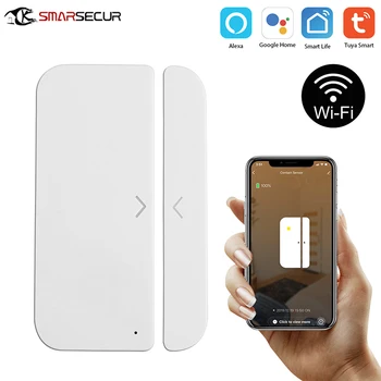 Tuya WiFi Smart Magnetic Door Window Sensor Detector Alarm Wireless APP Voice Control for Amazon Alexa Household
Tuya WiFi Smart Magnetic Door Window Sensor Detector Alarm Wireless APP Voice Control for Amazon Alexa Household