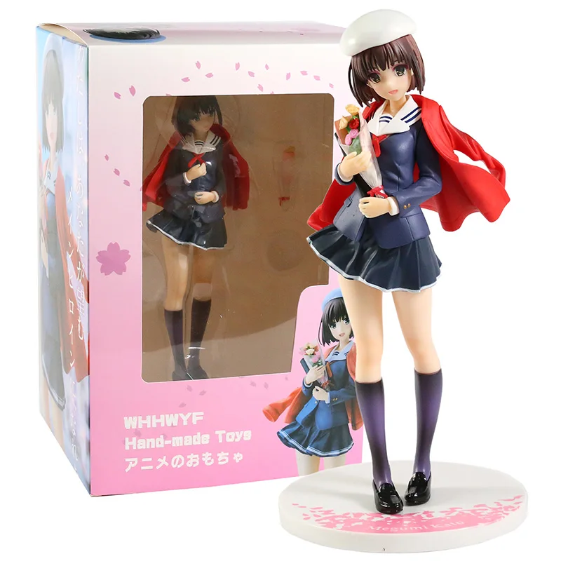 Saekano Fine Megumi Kato Выпускной Ver. ПВХ Модель Аниме Коллекционная фигурка игрушка Gift |