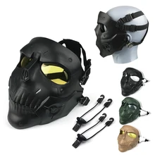 Airsoft Paintball Mask PC Lens Anti-Fog Skull Protection Mask Hunting Military Tactical BB Gun Shooting Air Rifle Accessories 
Airsoft Paintball Mask PC Lens Anti-Fog Skull Protection Mask Hunting Military Tactical BB Gun Shooting Air Rifle Accessories