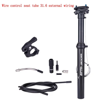 ZTTO Seatpost MTB Dropper Adjustable seat post Internal Routing External Cable CNC Remote Lever 100mm Travel seat post 30.9 31.6
ZTTO Seatpost MTB Dropper Adjustable seat post Internal Routing External Cable CNC Remote Lever 100mm Travel seat post 30.9 31.6