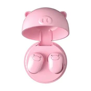 Pink Lovely Pig TWS Earbuds V5.0 True Wireless Bluetooth Headset Mini Earphone
Pink Lovely Pig TWS Earbuds V5.0 True Wireless Bluetooth Headset Mini Earphone