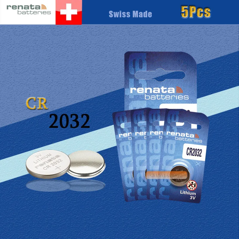 Free Shipping! Original RENATA 5pcs/lot CR2032 2032 3V High-Performance Button Batteries
Free Shipping! Original RENATA 5pcs/lot CR2032 2032 3V High-Performance Button Batteries