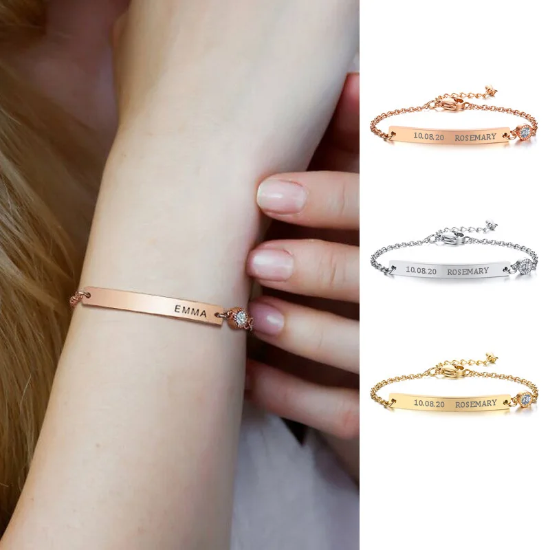 DAINTY BAR BRACELET WOMEN PERSONALIZED NAMEPLATE BRACELET CUSTOM NAME BRACELET PERSONALIZED GIFT BRIDESMAIDS GIFTS MOTHERS GIFT
DAINTY BAR BRACELET WOMEN PERSONALIZED NAMEPLATE BRACELET CUSTOM NAME BRACELET PERSONALIZED GIFT BRIDESMAIDS GIFTS MOTHERS GIFT
