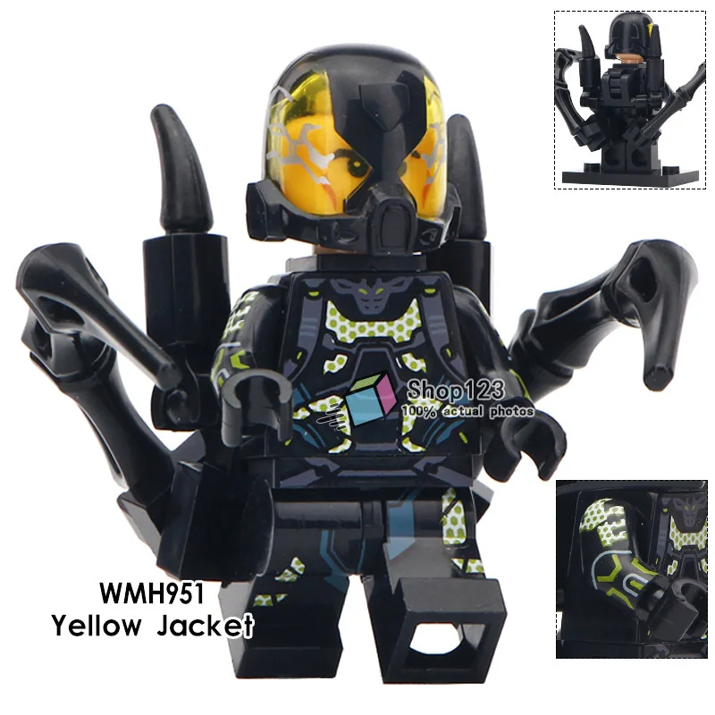 Single Sale Infinity War Vulture Death Vision Pepper Observer Yellow Jacket Super Hero Model Building Blocks Kids Toys
Single Sale Infinity War Vulture Death Vision Pepper Observer Yellow Jacket Super Hero Model Building Blocks Kids Toys