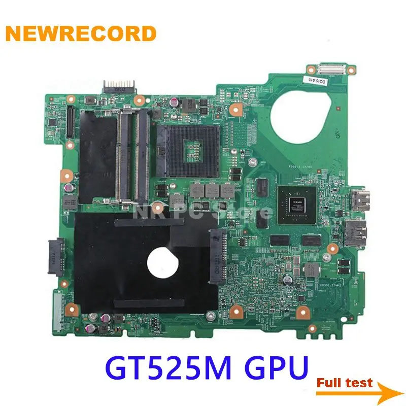 Материнская плата для ноутбука оригинальная MWXPK Dell inspiron 15 N5110 GT525M 1 ГБ GPU HM67 DDR3
