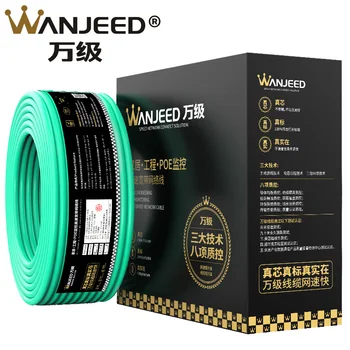 WANJEED CAT6A Network Lan Cable 10G S/FTP Double Shielded High Speed Ethernet Cable
WANJEED CAT6A Network Lan Cable 10G S/FTP Double Shielded High Speed Ethernet Cable