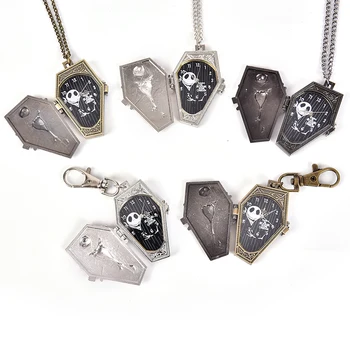 Antique Nightmare Before Christmas Quartz Pocket Watch Necklace Chain Pendent Retro Vintage Mens Bronze Vintage Pocket Watches
Antique Nightmare Before Christmas Quartz Pocket Watch Necklace Chain Pendent Retro Vintage Mens Bronze Vintage Pocket Watches