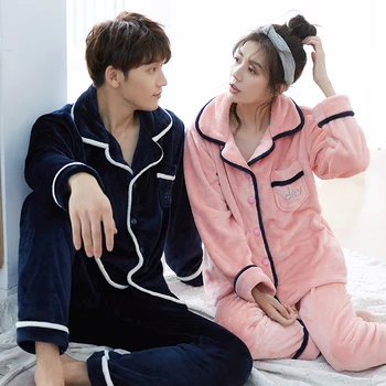 Sleepwear Women Flannel Nightwear Home Clothing Casual Winter New Pajamas Suit Coral Fleece Sleep Set Pyjamas Home War
Sleepwear Women Flannel Nightwear Home Clothing Casual Winter New Pajamas Suit Coral Fleece Sleep Set Pyjamas Home War