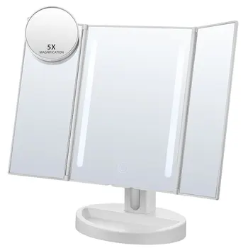 Led Makeup Mirror With Light Makeup Mirror Luminous Mirror 22Led Folding Makeup Mirror Led Small Mirror
Led Makeup Mirror With Light Makeup Mirror Luminous Mirror 22Led Folding Makeup Mirror Led Small Mirror