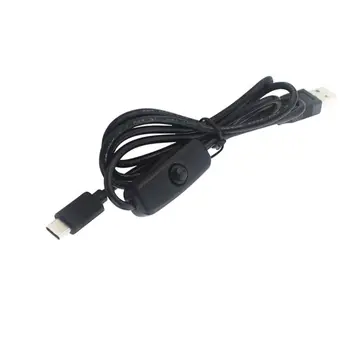 1.5m Type C Male to USB Male Power Cable with Switch Button for Raspberry Pi 4 B95C
1.5m Type C Male to USB Male Power Cable with Switch Button for Raspberry Pi 4 B95C