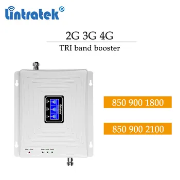 

Lintratek 2G 3G 4G CDMA 850 900 DCS 1800 WCDMA 2100 Cellular Booster LCD Display Tri Band Cell Phone LTE Repeater Amplifier #dd