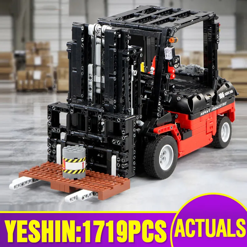 Yeshin Technic Motor Car Toys The Lepining 3681 Motor Forklift Mk II Assembly Toys Kids Christmas Gifts Building Blocks Bricks
Yeshin Technic Motor Car Toys The Lepining 3681 Motor Forklift Mk II Assembly Toys Kids Christmas Gifts Building Blocks Bricks