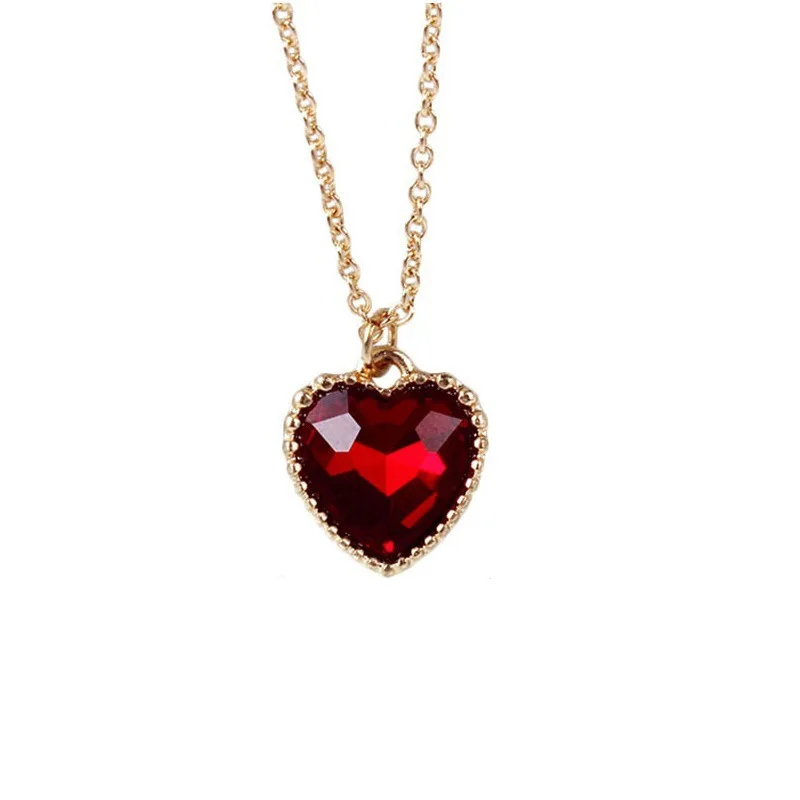 Фото 2020 простая цепочка с сердцем ожерелье модные украшения для женщин чокеры подарок
