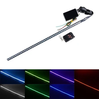 7 color RGB 147 Modes Strobe Scanner Strip Wireless Remote Control Super bright 12V 5050 48 LED Knight Rider Warning Light 56CM
7 color RGB 147 Modes Strobe Scanner Strip Wireless Remote Control Super bright 12V 5050 48 LED Knight Rider Warning Light 56CM