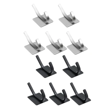 5Pcs Towel Stainless Steel Clothes Self-Adhesive Hooks Wall-Mounted Household Hats Kitchen Bathroom Coat Hooks
5Pcs Towel Stainless Steel Clothes Self-Adhesive Hooks Wall-Mounted Household Hats Kitchen Bathroom Coat Hooks