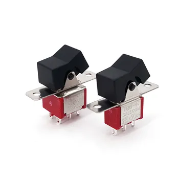 SH T80-R R11 Series Straight Type Panel Mount Mini Rocker Switch 3A/250VAC 5A/125VAC
SH T80-R R11 Series Straight Type Panel Mount Mini Rocker Switch 3A/250VAC 5A/125VAC