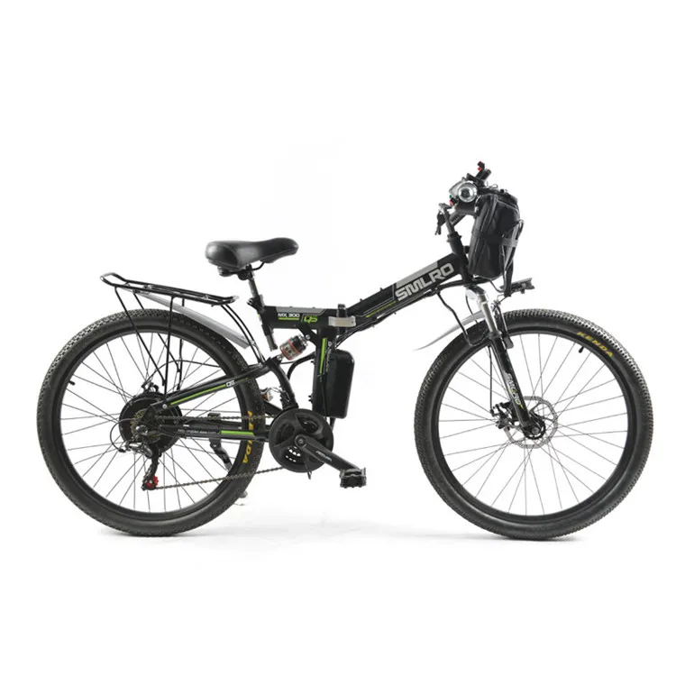 Sale Electric Bicycle Powerful Electric Bike front bag 48V 12AH 500W mountain eBike 24 Speed  Electric Bike Russia free shipping 19