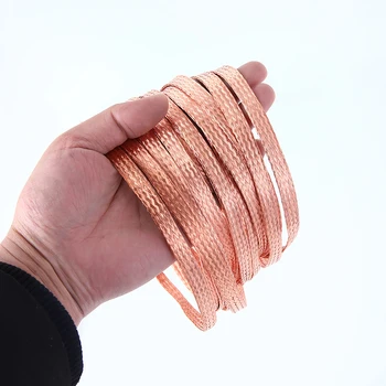 1 Meter Copper Braid Grounding Wire 1.5/2.5/4/6/8/10/12/16/20/25/35/50 MM2 Earthing Conductor TJ Soft Bare Copper Tin Plating
1 Meter Copper Braid Grounding Wire 1.5/2.5/4/6/8/10/12/16/20/25/35/50 MM2 Earthing Conductor TJ Soft Bare Copper Tin Plating
