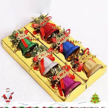 6Pcs Color Jingle Bells Christmas Trees Bell Pendants Ornaments For Christmas Decor 5.5*5cm Plastic Xmas Garlands Rattan Decor
6Pcs Color Jingle Bells Christmas Trees Bell Pendants Ornaments For Christmas Decor 5.5*5cm Plastic Xmas Garlands Rattan Decor