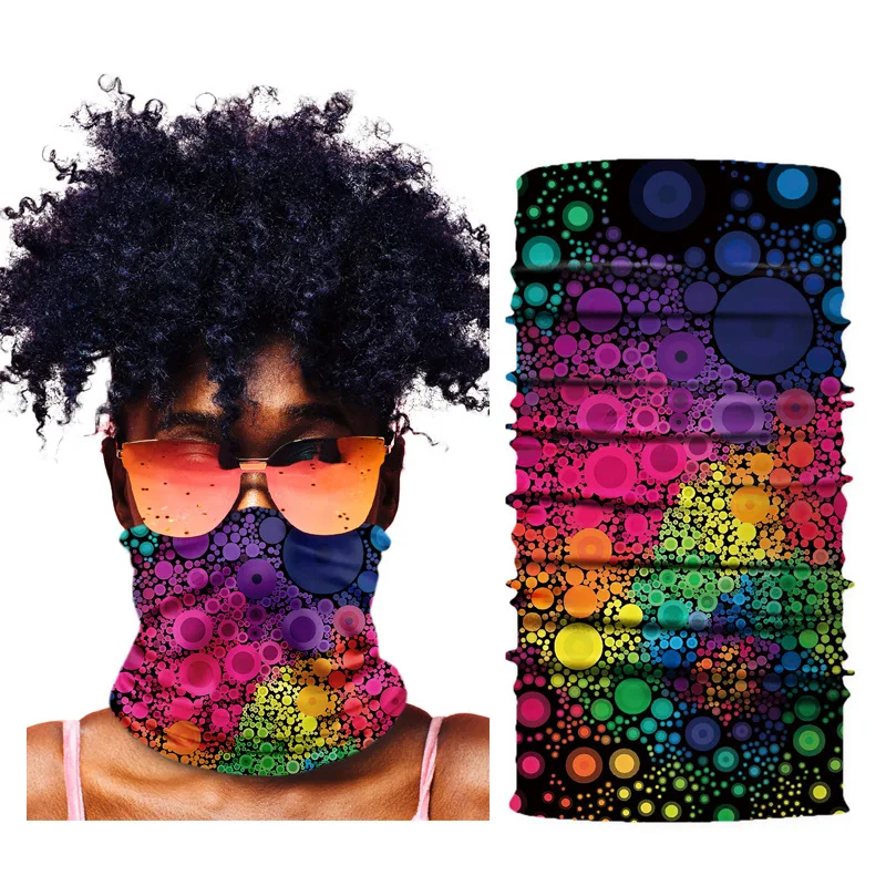 

Patterned Graffiti Outdoor Party Seamless Bike Riding Scarf Variety Magic Headband HeadScarf Scarves Face Bandanas Mask