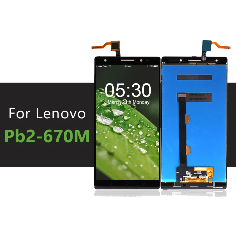 Для lenovo PB2-670 ЖК-дисплей Дисплей + Сенсорный экран Digitizer Ассамблеи Phab 2 Plus PB2-670M PB2-670Y