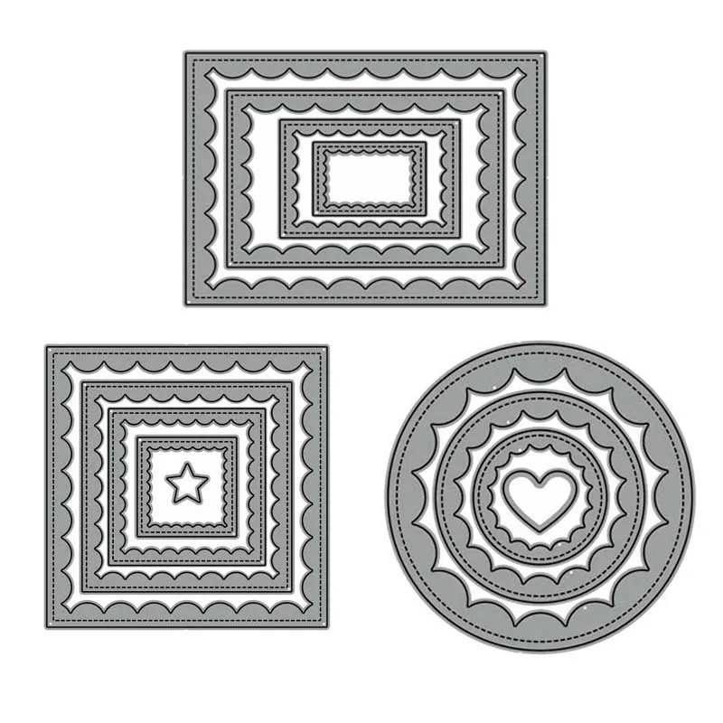 JC Metal Cutting Dies Scrapbooking Rectangle Square Circle Background Die Cut DIY Card Make Shape Stencil Craft Mold Template
JC Metal Cutting Dies Scrapbooking Rectangle Square Circle Background Die Cut DIY Card Make Shape Stencil Craft Mold Template