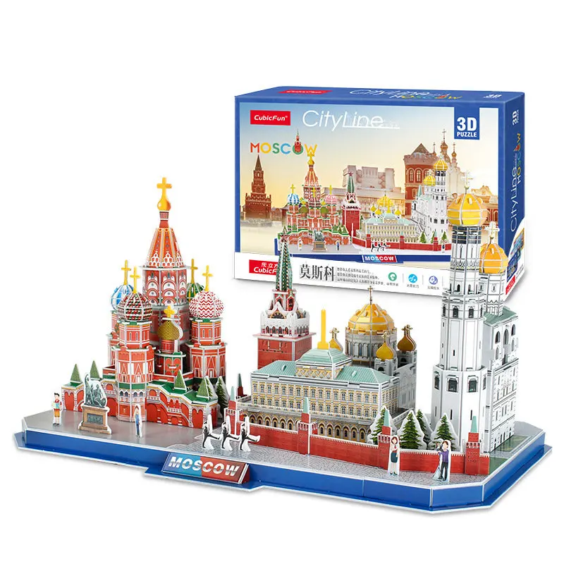 Classic Jigsaw Russia Mexico Red Sbaski Clock Tower Saint Basil's Cathedral Puzzle Brick scale Style Models Sets World Building
Classic Jigsaw Russia Mexico Red Sbaski Clock Tower Saint Basil's Cathedral Puzzle Brick scale Style Models Sets World Building