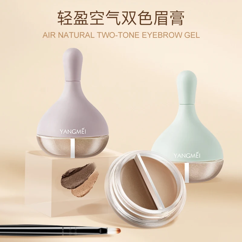 Air Natural Two-tone Eyebrow Gel Brown and Coffee Wateroroof Makeup Soft long lasting with two brush Silky touch Eyebrow cream
Air Natural Two-tone Eyebrow Gel Brown and Coffee Wateroroof Makeup Soft long lasting with two brush Silky touch Eyebrow cream