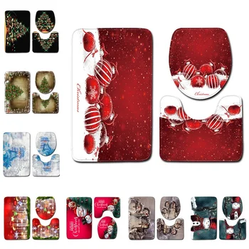 3D Fancy Santa Bathroom Bath Mat Set Toilet Carpet Set Flannel Non Slip Rug Set Toilet Lid Cover Shower Room Rug Floor Mats
3D Fancy Santa Bathroom Bath Mat Set Toilet Carpet Set Flannel Non Slip Rug Set Toilet Lid Cover Shower Room Rug Floor Mats