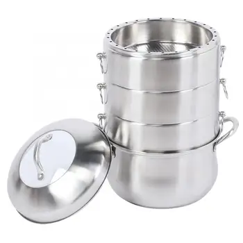 4 Layer Stainless Steel Soup Cooker Food Steamer Energy-Saving Cooking Pot Kitchen Cookware
4 Layer Stainless Steel Soup Cooker Food Steamer Energy-Saving Cooking Pot Kitchen Cookware