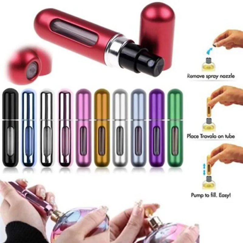 5ml Portable Mini Refillable Perfume Bottle With Spray Scent Pump Empty Cosmetic Containers Spray Atomizer Bottle For Travel New
5ml Portable Mini Refillable Perfume Bottle With Spray Scent Pump Empty Cosmetic Containers Spray Atomizer Bottle For Travel New