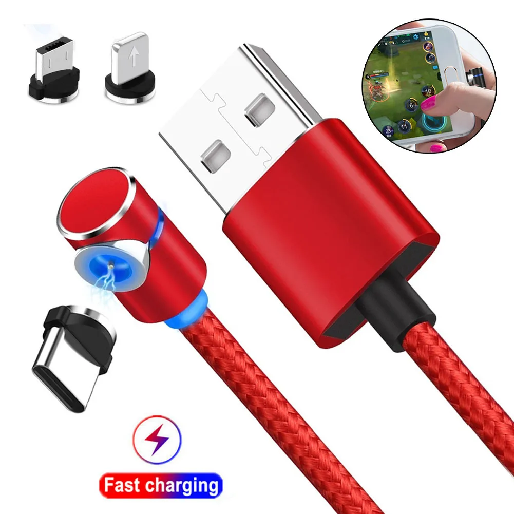 Jetjoy 3 in 1 Strong Magnetic 90 degree bend LED Type C Micro USB Fast Charger Cable Nylon Braided Charging For iPhone Samsung
Jetjoy 3 in 1 Strong Magnetic 90 degree bend LED Type C Micro USB Fast Charger Cable Nylon Braided Charging For iPhone Samsung