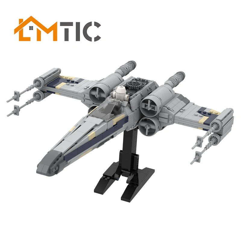 MOC Mini галстук с изображением звезд Fighter X Wing microfighter Wars AT Walker строительные блоки