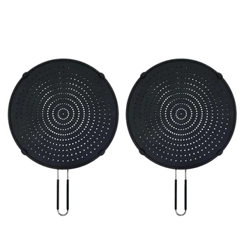 3 in 1 Multifunction Cookware Silicone Splatter Guard Sn Pan Skillet Cover Lid Spill Stopper Pot Splatter 2PCS
3 in 1 Multifunction Cookware Silicone Splatter Guard Sn Pan Skillet Cover Lid Spill Stopper Pot Splatter 2PCS