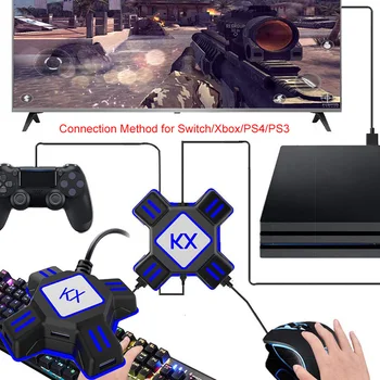 USB Game Controller Converter Keyboard Mouse Adapter for Switch/Xbox/PS4/PS3 Gamepad Game Controller Converter Adapter
USB Game Controller Converter Keyboard Mouse Adapter for Switch/Xbox/PS4/PS3 Gamepad Game Controller Converter Adapter